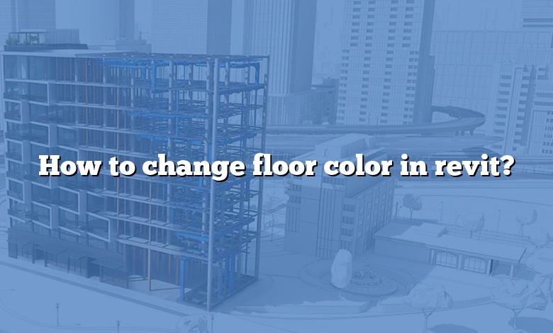 How to change floor color in revit?