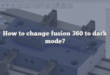 How to change fusion 360 to dark mode?