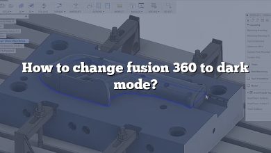 How to change fusion 360 to dark mode?
