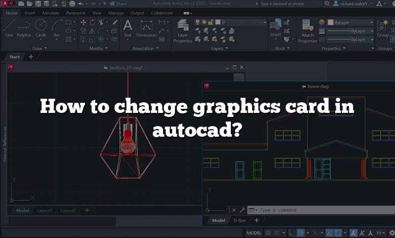 How to change graphics card in autocad?