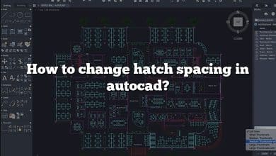 How to change hatch spacing in autocad?