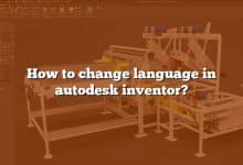 How to change language in autodesk inventor?