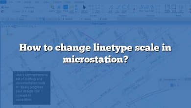 How to change linetype scale in microstation?