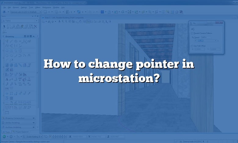 How to change pointer in microstation?