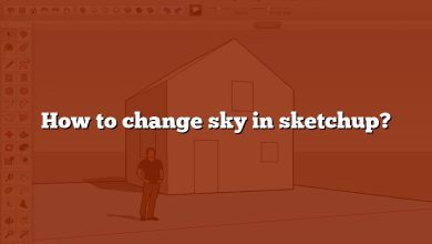 How to change sky in sketchup?
