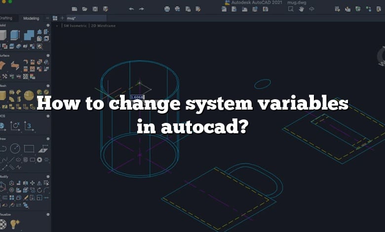 How to change system variables in autocad?