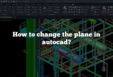 How to change the plane in autocad?