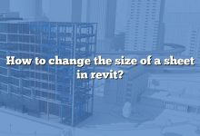 How to change the size of a sheet in revit?