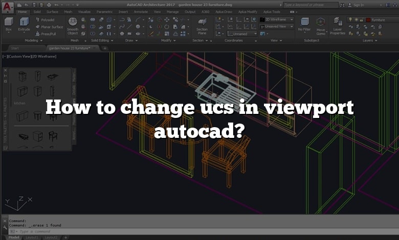 How to change ucs in viewport autocad?