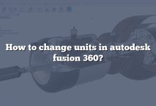 How to change units in autodesk fusion 360?