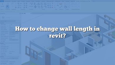 How to change wall length in revit?