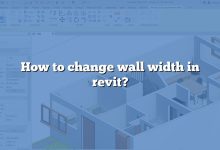 How to change wall width in revit?