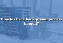 How to check background process in revit?