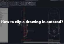 How to clip a drawing in autocad?