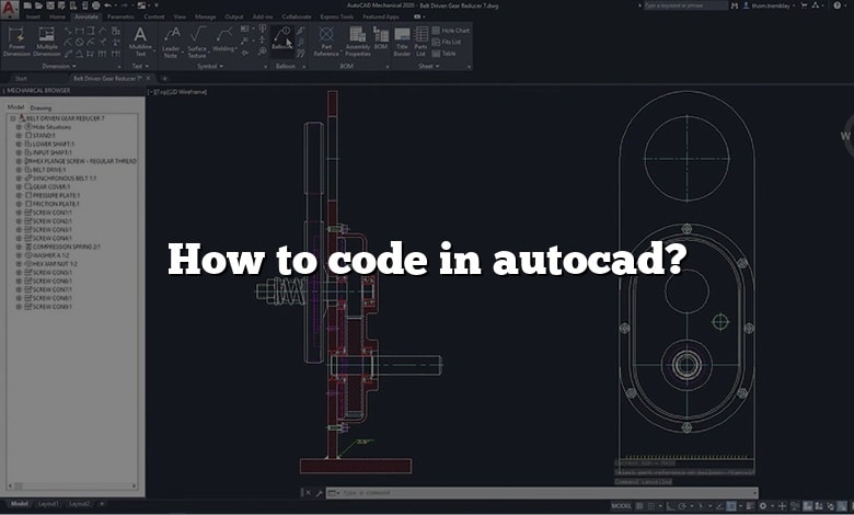 How to code in autocad?