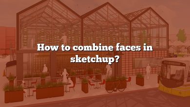 How to combine faces in sketchup?