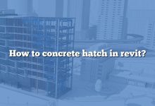 How to concrete hatch in revit?