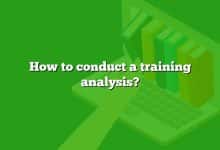 How to conduct a training analysis?
