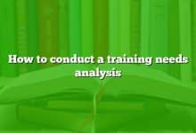 How to conduct a training needs analysis