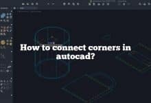 How to connect corners in autocad?