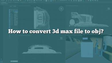 How to convert 3d max file to obj?