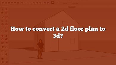 How to convert a 2d floor plan to 3d?