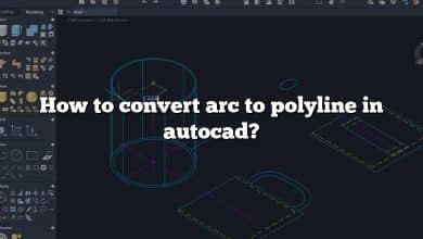 How to convert arc to polyline in autocad?