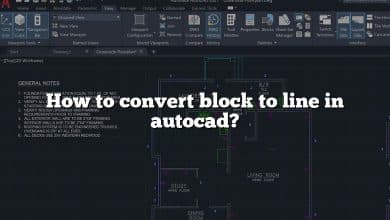 How to convert block to line in autocad?
