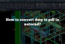 How to convert dwg to pdf in autocad?