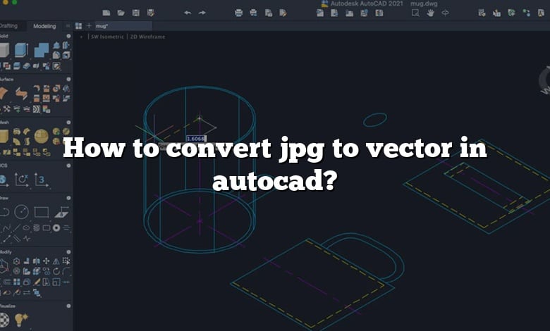 How to convert jpg to vector in autocad?