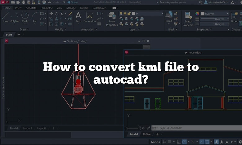How to convert kml file to autocad?