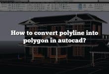 How to convert polyline into polygon in autocad?
