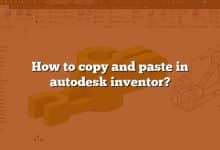 How to copy and paste in autodesk inventor?