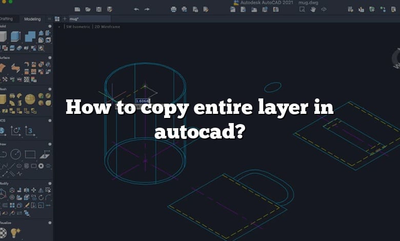 How to copy entire layer in autocad?