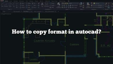 How to copy format in autocad?