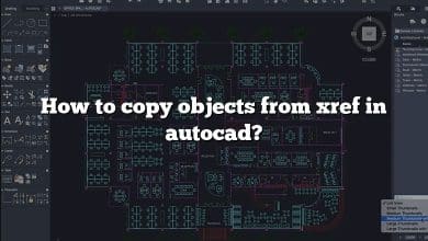 How to copy objects from xref in autocad?