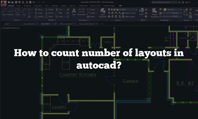 How to count number of layouts in autocad?