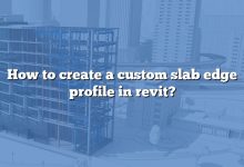 How to create a custom slab edge profile in revit?
