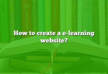 How to create a e-learning website?