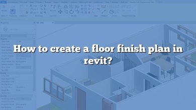 How to create a floor finish plan in revit?