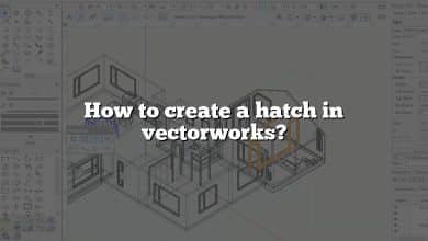 How to create a hatch in vectorworks?