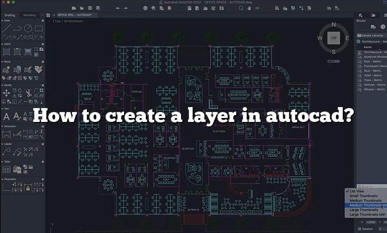 How to create a layer in autocad?