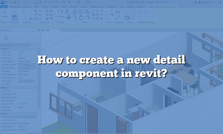 How to create a new detail component in revit?