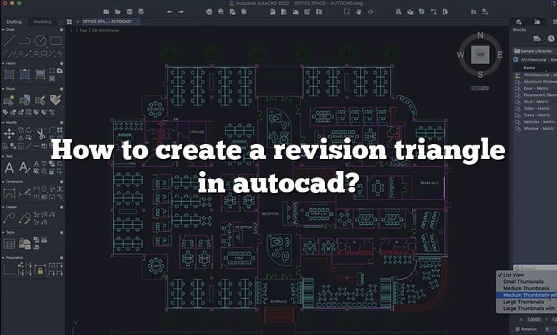 How to create a revision triangle in autocad?