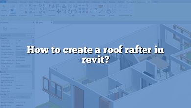 How to create a roof rafter in revit?