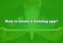 How to create a training app?