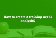 How to create a training needs analysis?