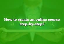 How to create an online course step-by-step?