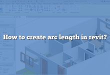 How to create arc length in revit?