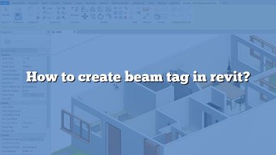 How to create beam tag in revit?